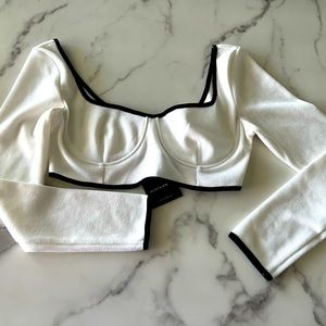 JLux label crop long sleeve